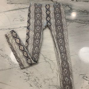 Snake Print Leggings